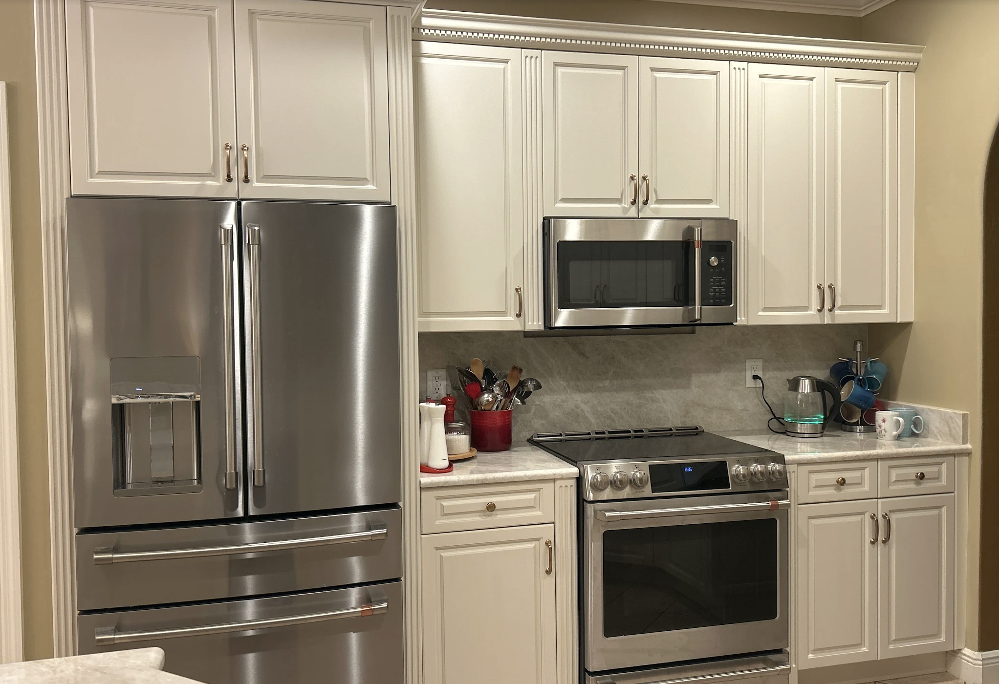 Bonita Springs kitchen cabinet painting project by Apex Painting Group